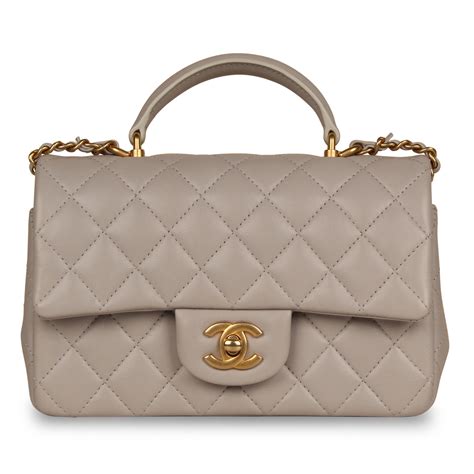 chanel mini rectangular top handle size|vintage chanel mini flap bag.